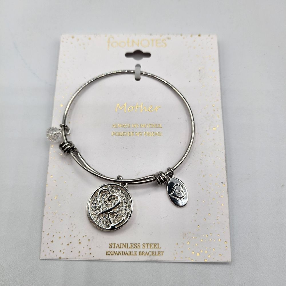 FootNOTES "Mother" stainless steel bracelet